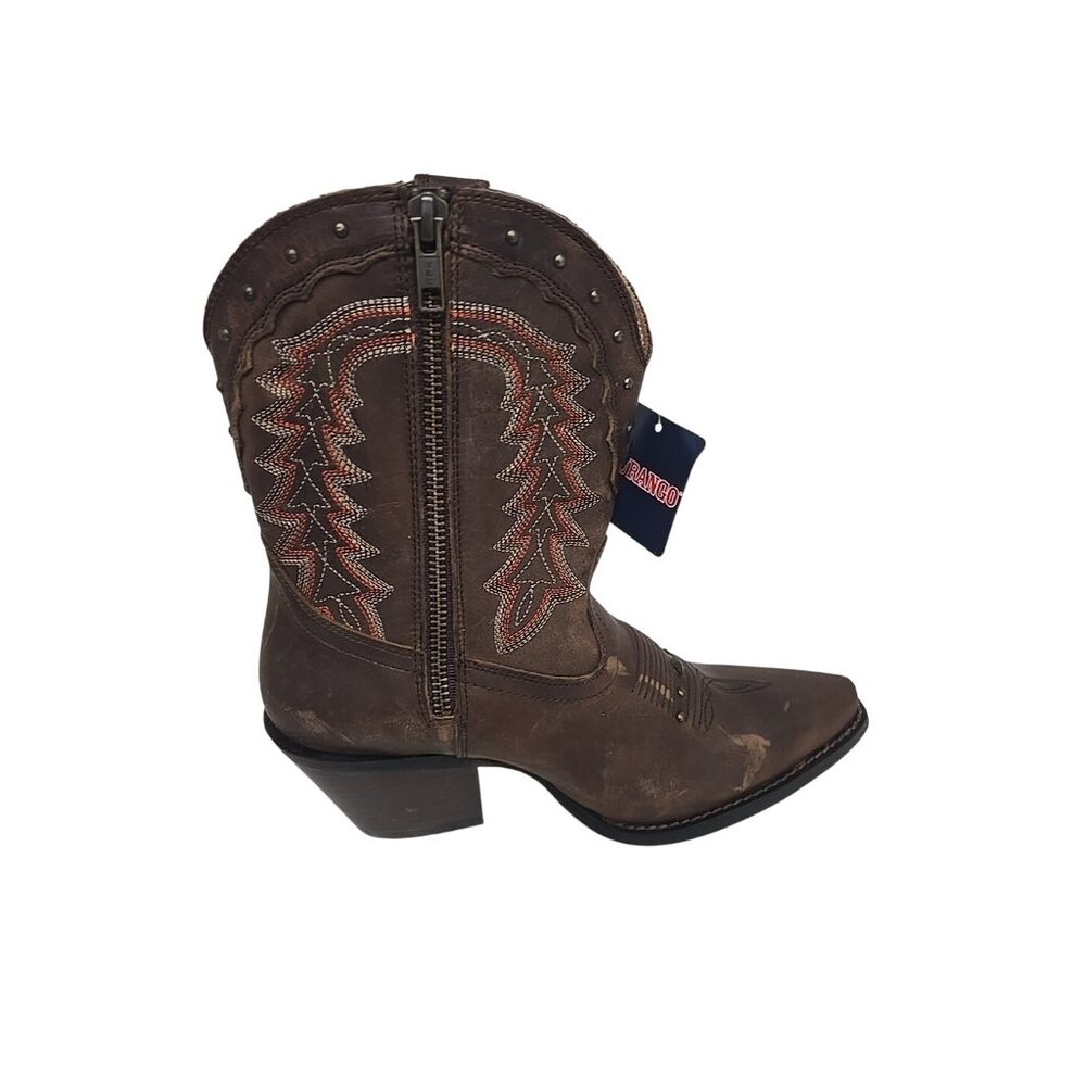 Crush By Durango Women's DRD0430 Bootie Western Boot Roasted Pecan Size 6.5M - Picture 3 of 8